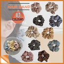 Fresh Hair Accessories Printed Hair Band Hair Rope Hair Ring Elastic Headband - Yellow