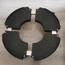 Plastic Round Retractable Plant Pot Tray Stand With Wheels Movable Durable