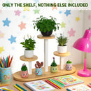 Desktop Window Sill Multi-Tier Plant Stand Shelf Sturdy Space-Saving Home Office