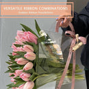 10pcs Transparent Flower Handbags Clear PET Bouquet Holder Gift Bags for Events - Square