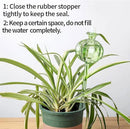 2PCS Automatic Glass Watering Cactus Plant Flower Self Drip Irrigation Tool - Green