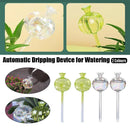2PCS Automatic Glass Watering Cactus Plant Flower Self Drip Irrigation Tool - Green