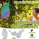 Reflective Owl Bird Deterrent Hanging Garden Yard Pest Control Outdoor - Flying Style