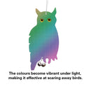 Reflective Owl Bird Deterrent Hanging Garden Yard Pest Control Outdoor - Flying Style