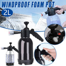 2L Car Wash Foam Sprayer Hand Held Pump Wash Spray Bottle Snow Foam Detailing - White
