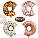 Donut Foil Balloon Party Decoration with Bite 50x73cm Helium Sweet Icing Colours - D