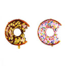 Donut Foil Balloon Party Decoration with Bite 50x73cm Helium Sweet Icing Colours - D
