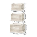 Foldable Large Capacity Household Toy Book Storage Box Space Saving Durable - L