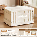 Foldable Large Capacity Household Toy Book Storage Box Space Saving Durable - L