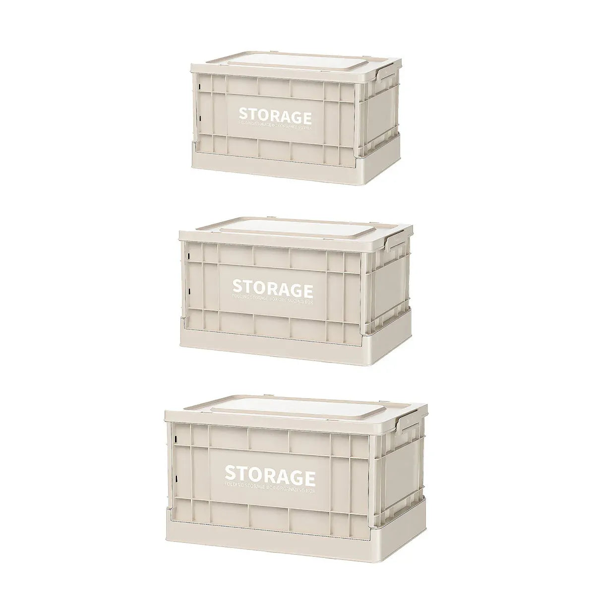 Foldable Large Capacity Household Toy Book Storage Box Space Saving Durable - S