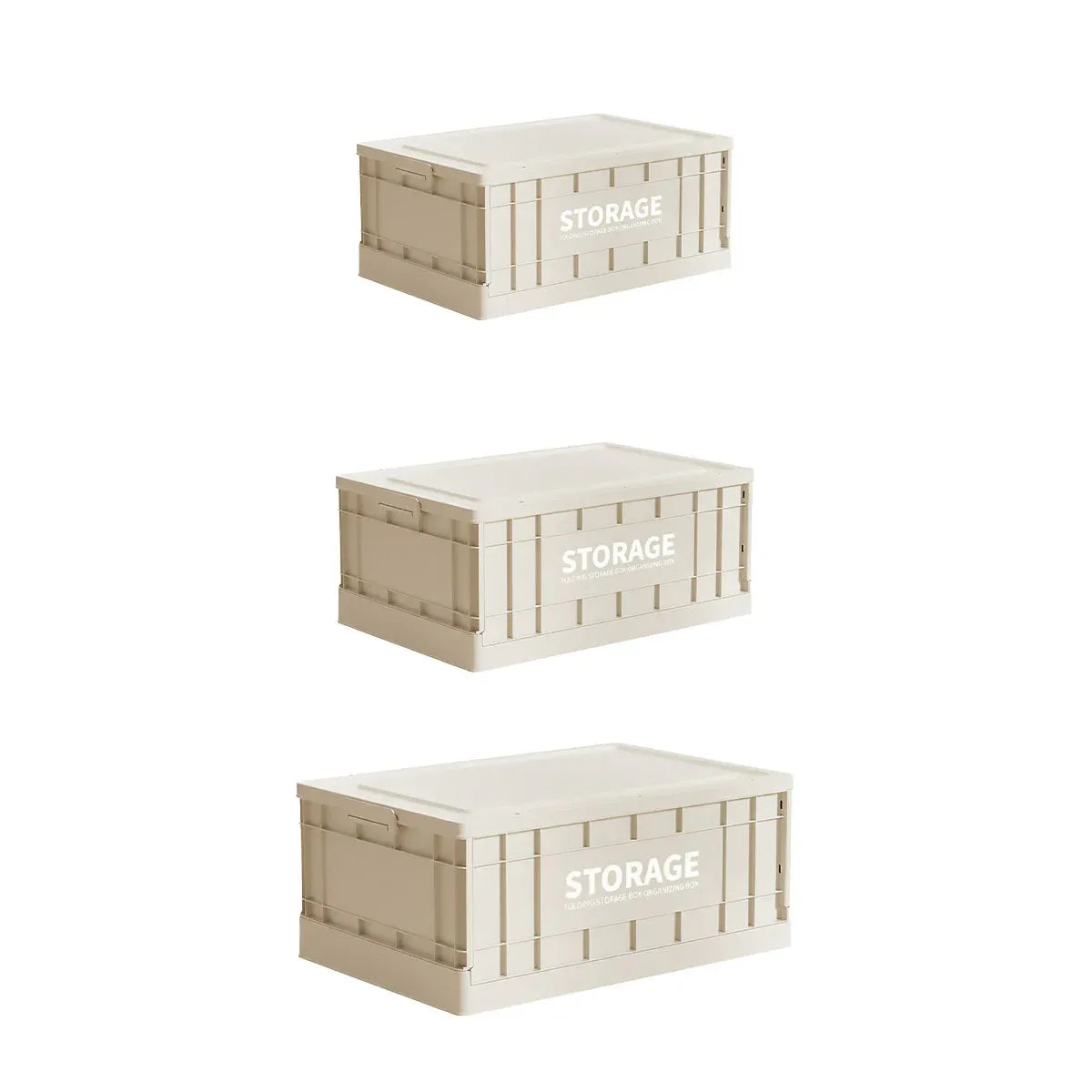 Foldable Large Capacity Household Toy Book Storage Box Space Saving Durable - L