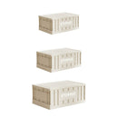 Foldable Large Capacity Household Toy Book Storage Box Space Saving Durable - L