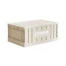 Foldable Large Capacity Household Toy Book Storage Box Space Saving Durable - M