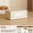 Foldable Large Capacity Household Toy Book Storage Box Space Saving Durable - S