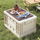 Foldable Large Capacity Household Toy Book Storage Box Space Saving Durable - S