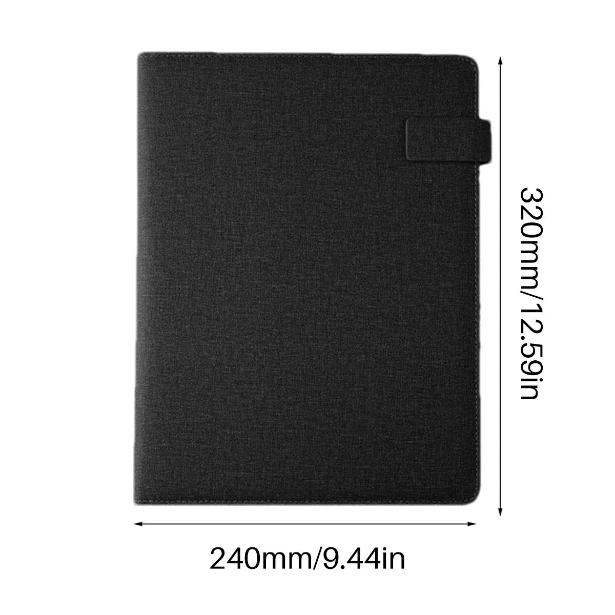 A4 Multifunctional Business File Folder Sturdy for Office Document Paper Storage
