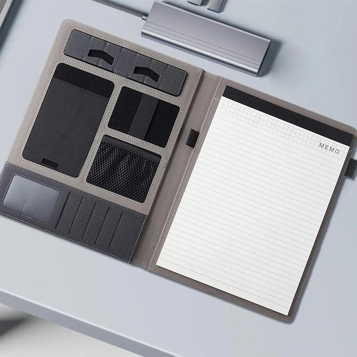 A4 Multifunctional Business File Folder Sturdy for Office Document Paper Storage