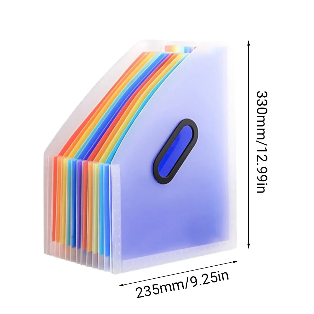 2PCS Large Capacity Multi-Layer Stand-Up Accordion File Folder Waterproof