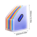 2PCS Large Capacity Multi-Layer Stand-Up Accordion File Folder Waterproof