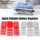 Lazy Folding Clothes Board Organiser Folding Clothes Storage Easy Use Board - Grey