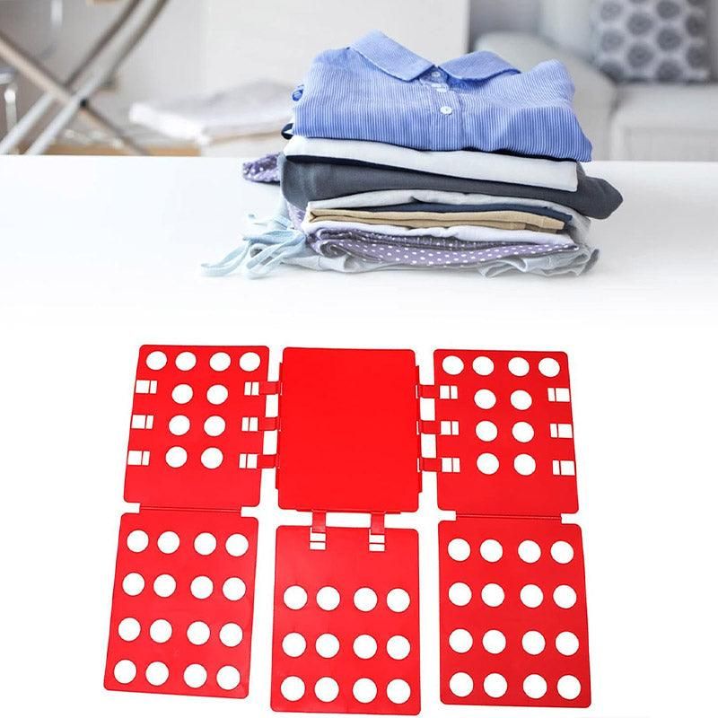 Lazy Folding Clothes Board Organiser Folding Clothes Storage Easy Use Board - Grey