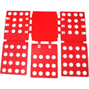 Lazy Folding Clothes Board Organiser Folding Clothes Storage Easy Use Board - Red