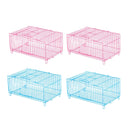 4pcs Wire Simple Bird Cage Hamster Cage Portable Small Animal Enclosure Set