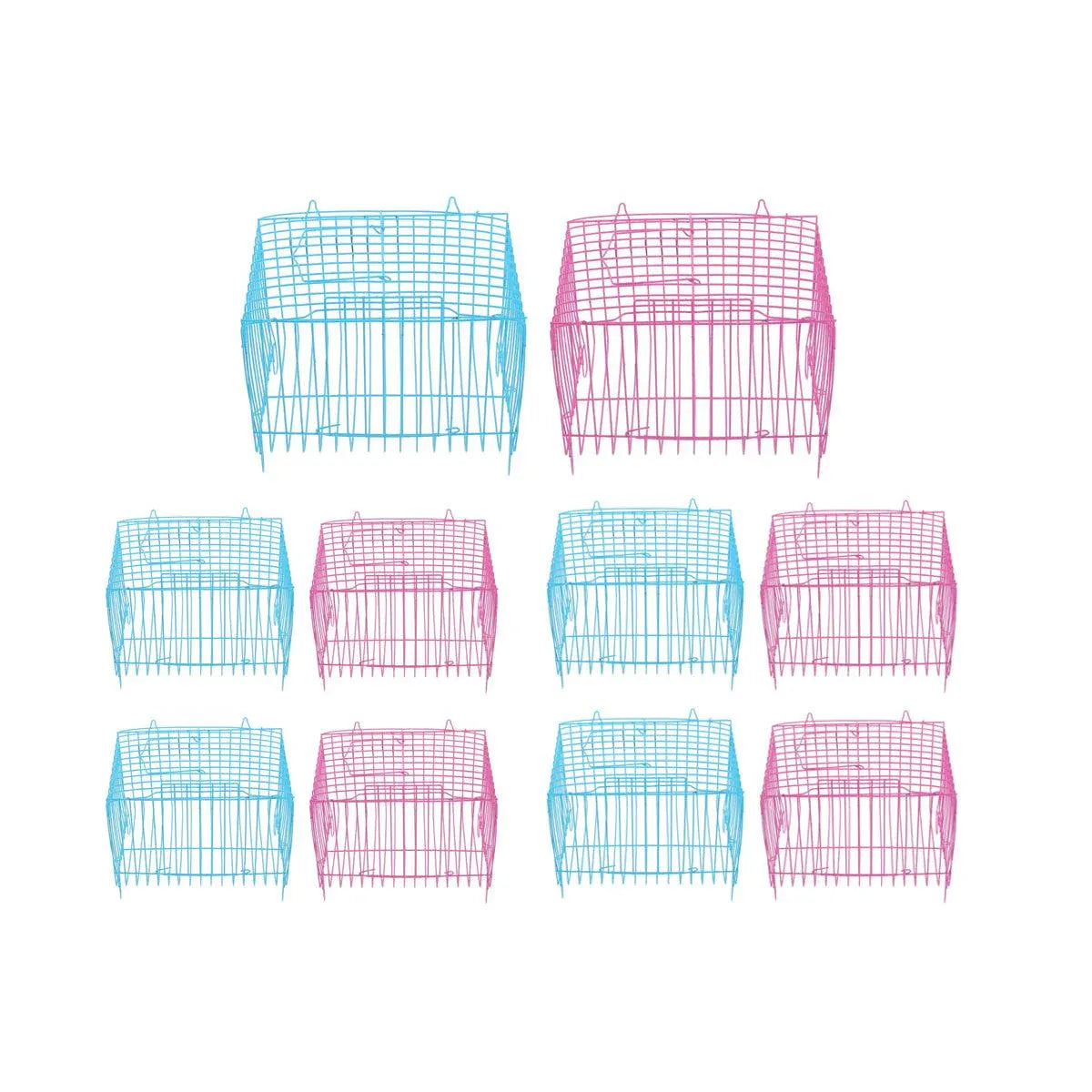 Small Bird Transport Collapsible Cage Travel Pet Carrier Portable Folding Cage - S