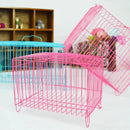 Small Bird Transport Collapsible Cage Travel Pet Carrier Portable Folding Cage - S