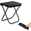 Portable Folding Camping Chair Handbag Stool Lightweight Outdoor Folding Tools - Khaki