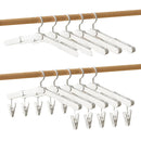 5PCS Portable Foldable Hangers Durable Plastic for Closet Laundry Space Saving - No clothes clip