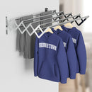 Foldable Wall Mounted Clothes Towel Hanger Space Saving Durable