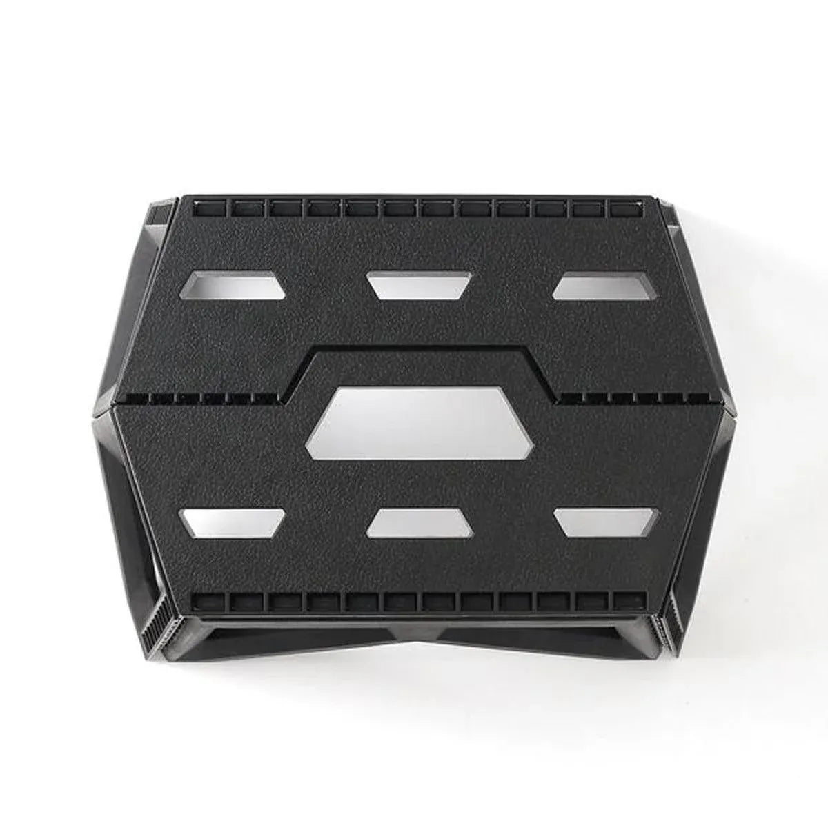 Foldable Stool Portable Fishing Stool Compact Folding Small Bench Outdoor Seat - Black