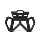 Foldable Stool Portable Fishing Stool Compact Folding Small Bench Outdoor Seat - Black