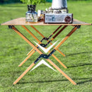 Folding Table Portable Picnic Camping Table Egg Roll Multi Function Outdoor