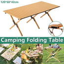 Folding Table Portable Picnic Camping Table Egg Roll Multi Function Outdoor