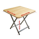60cm Wooden Folding Table Tray Dinner Home Coffee Snack Outdoor Desk Portable