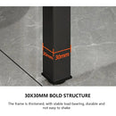 Folding Square Table Space Saving Durable for Home Office Balcony