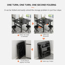 Folding Square Table Space Saving Durable for Home Office Balcony