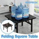 Folding Square Table Space Saving Durable for Home Office Balcony