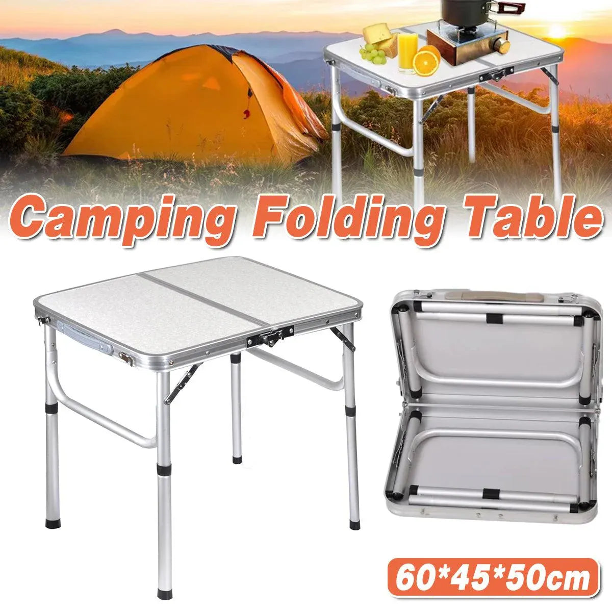 Portable Folding Table Outdoor Picnic Camping Barbecue Lightweight Travel Desk