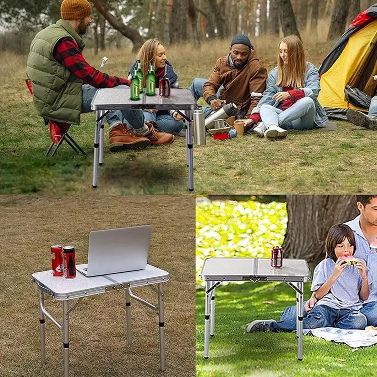 Portable Folding Table Outdoor Picnic Camping Barbecue Lightweight Travel Desk