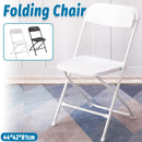 Plastic Folding Chair Office Meeting Chair Staff Training Leisure Chair - Black