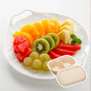 50PCS Disposable Two-Compartment Light Meal Salad Box with Lids Leakproof - 700ml