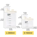 Sealed Moisture-Proof Pet Food Storage Bucket for Cat and Dog Treats Containers - S-1600ml
