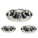 Stainless Steel Pet Bowl Slow Feeder Dish Puppy Dog Cat Food Feeding Weaning Bowl - L
