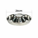 Stainless Steel Pet Bowl Slow Feeder Dish Puppy Dog Cat Food Feeding Weaning Bowl - L