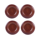 Piano Floor Mat 4pcs Anti Slip Pads Wooden Upright Grand Piano Foot Protection