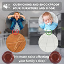 Piano Floor Mat 4pcs Anti Slip Pads Wooden Upright Grand Piano Foot Protection
