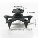 4Set Floor Mat Clips Set of Anti-Slip Fixing Retainers for Car Mats Removable